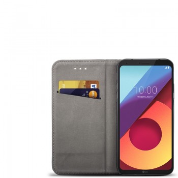 Atverčiamas dėklas juodos spalvos (LG Q6)